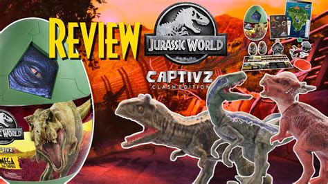 MEGA HUEVO CON DINOSAURIOS De JURASSIC WORLD CAPTIVZ Mega Egg