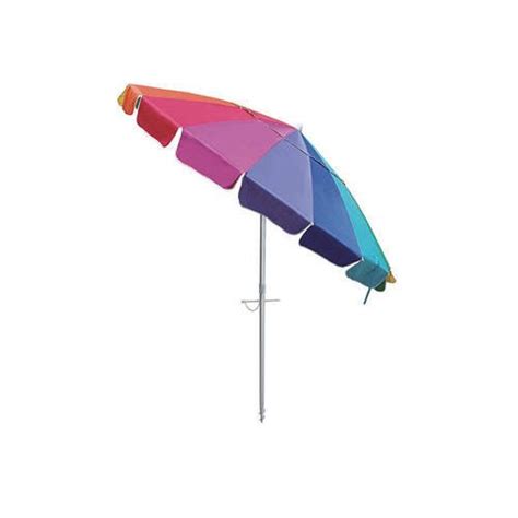 Beach Umbrella Review Beach Umbrella 8 Ft Rainbow Multi Color Patio