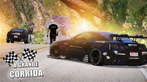 GTA V VIDA DE JOVEM CORRI MEU NOVO GTR LIBERTY WALK VALENDO A