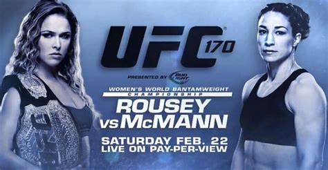 Ufc 170 Rousey Vs Mcmann Predictions Mmanuts