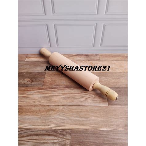 Jual Rolling Pin Kayu Pinus Muter Rollan Kayu Pinus Muter Shopee