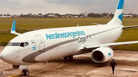 Ezeiza Aerolíneas Argentinas Presentó Su Primer Avión De Carga