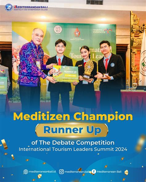 Team Mediterranean Bali Berhasil Meraih Runner Up Pada Ajang Perlombaan