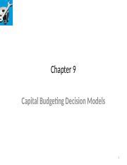 Lecture Note Pdf Capital Budgeting Business Finance Lecture Note