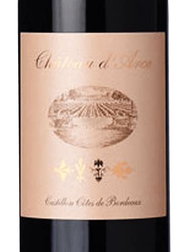 2015 Château d Arce Castillon Côtes de Bordeaux Vivino US