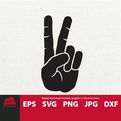 Peace Hand Sign Svg Peace Hippy Svg Peace Symbol Svg Peace Sign Svg