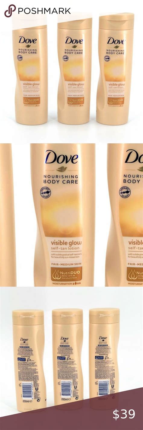 Dove Nourishing Visible Glow Self Tan Lotion Pack Tanning Lotion