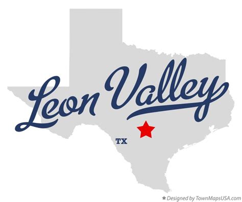 Map of Leon Valley, TX, Texas