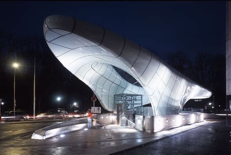 Nordpark Railway Stations Zaha Hadid Architects Zumtobel Lighting