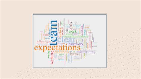 Working With Your Team And Establish Clear Expectations