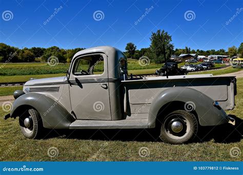 Old Restored Ford Pickup at a Farm Show Editorial Photography - Image of reunion, hubcaps: 103779812