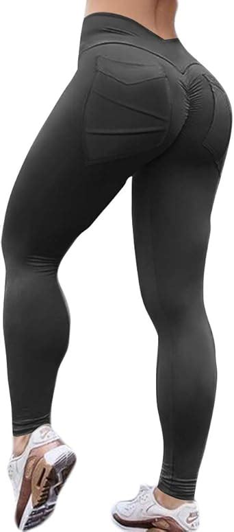 Hioinieiy Womens Scrunch Ruched Butt Lifting Booty Enhancing Leggings