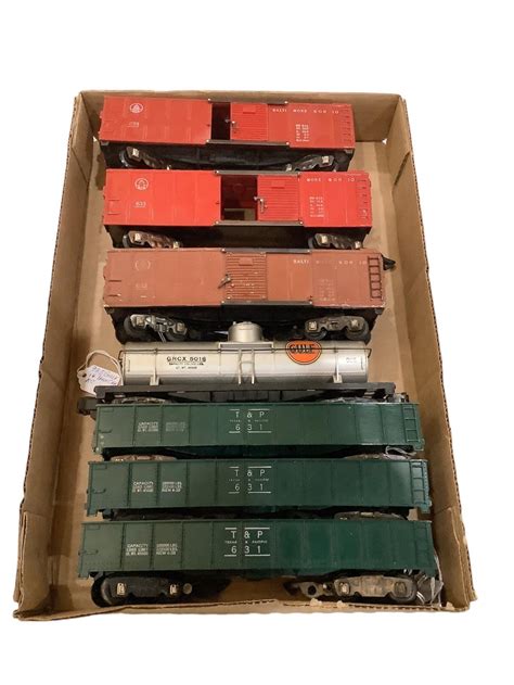 Lot American Flyer Postwar Lot Of 7 Freight Cars