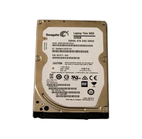 Seagate Momentus Thin 320GB 2 5 16MB 5400RPM Internal Hard Drive