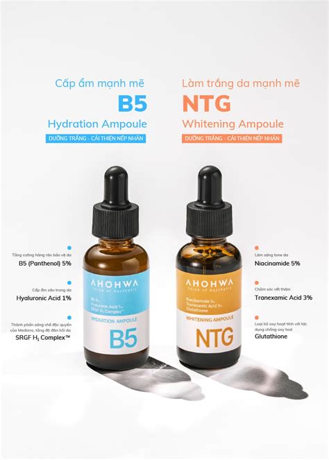 Tinh chất B5 cấp ẩm và phục hồi da Ahohwa Hydration Ampoule B5 AHOHWA