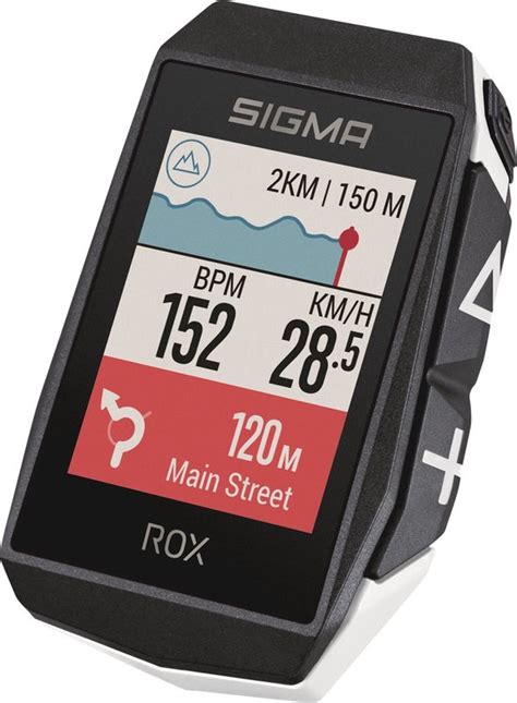 Gps Fietscomputer Sigma Rox Evo Gps Hr Set Met Korte Butler