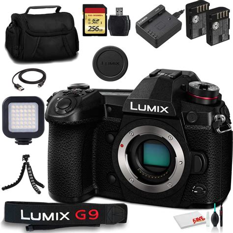 Panasonic Lumix Dc G9 Mirrorless Digital Camera Body Only Dc G9kbody Bundle