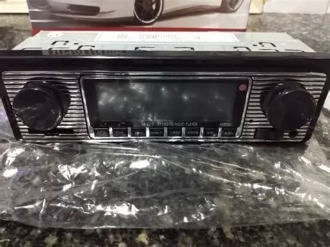 Radio Vintage Carro Antigo Mp3 Bluetooth Retro Fusca Opala R 158 Em