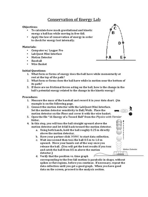 Conservation Of Energy Worksheet Answers Worksheet For Education