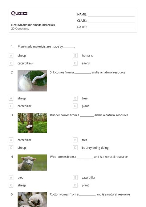 Natural Selection And Adaptations Worksheets For Nd Year On