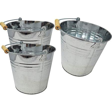 Amazon Quart Galvanized Pail Beer Bucket X X Inches Pack Of