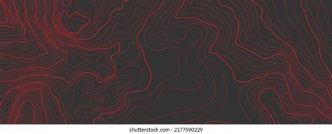 Stylized Height Topographic Map Contour Lines Stock Vector Royalty Free 2177590229 Shutterstock