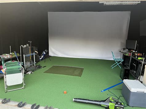 Garage Sim Almost Complete R Golfsimulator