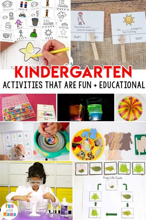 FUN Kindergarten Activities - Fun with Mama