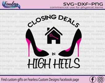 Closing Deals In High Heels Bundle Realtor Real Estate Etsy