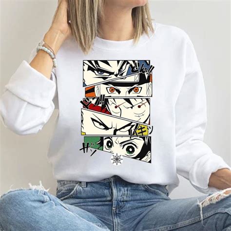 Goku Naruto Luffy Tanjiro Dragon Ball Apparel