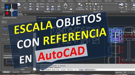 Escala Objetos Con Referencia En AutoCAD Encajar O Ajustar A Una