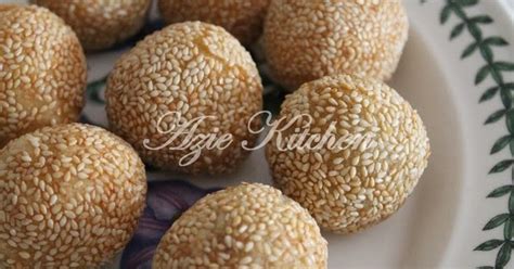 Kuih Bom Inti Kacang Hijau Sedap Azie Kitchen