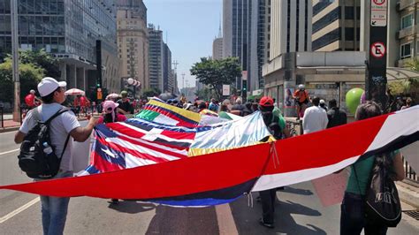 Imigrantes Ocupam A Av Paulista E Mostram Suas Vozes Na Marcha Dos