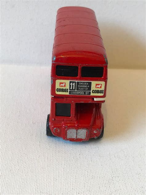 Vintage Corgitronics London Bus Toy London Transport Double Decker Bus