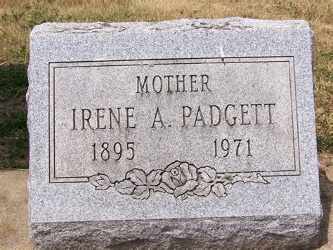 Irene A Leonard Padgett M Morial Find A Grave