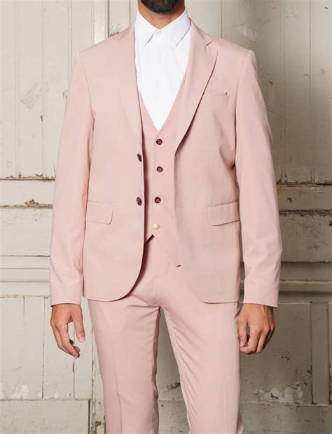 Costume mariage rose pâle 3 pièces pour homme Nice 06 PACA