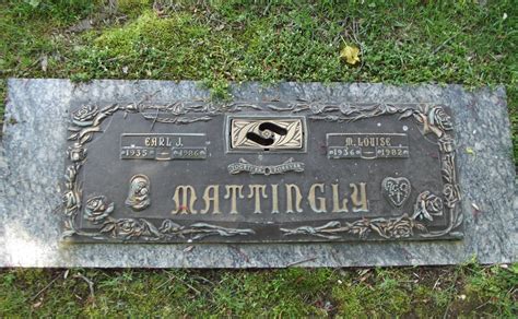 Earl Joseph Mattingly 1935 1986 Find A Grave Memorial