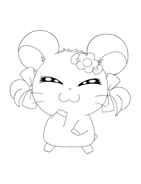 130 dessins de coloriage Hamtaro à imprimer sur LaGuerche Page 1