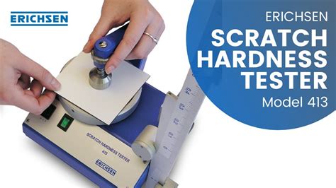 Scratch Hardness Tester 413 Youtube