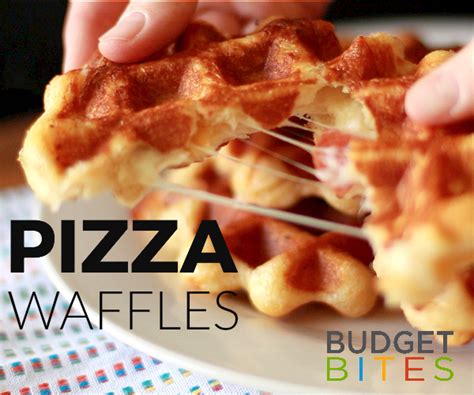 Budget Bites Pepperoni Pizza Waffles Recipe Thegoodstuff