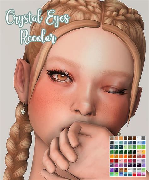 Crybabies Crystal Eyes Recolor Sims Cc Eyes Sims Sims Anime