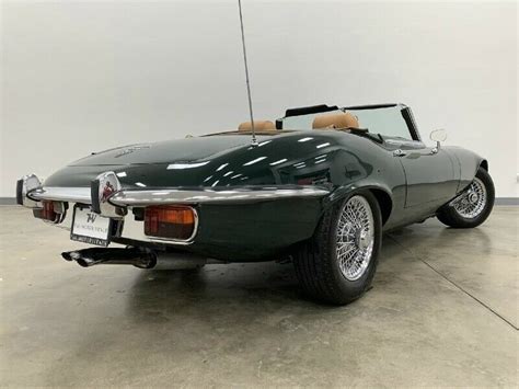 1974 Jaguar XK E Type Series III 10220 Miles Green Convertible V12