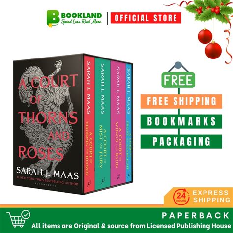 A Court Of Thorns And Roses Box Set By Sarah J Maas 4 Books Acotar Book Set Shopee Philippines