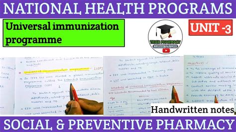 Universal Immunization Programme Objectives Functioning And