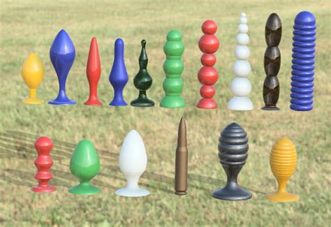 Archivo STL Dildo Plug Anal Sex Toy Collection 16 Models 7 62 BulletModelo de impresión 3D para