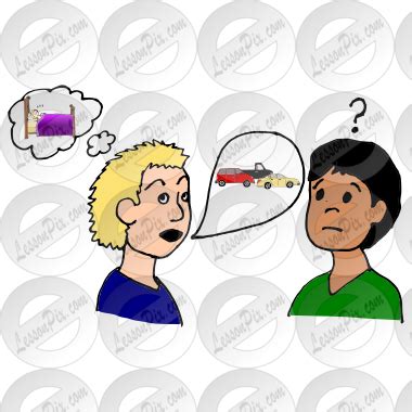 Lie Picture for Classroom / Therapy Use - Great Lie Clipart