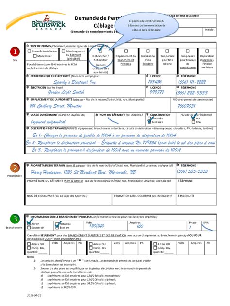 Fillable Online Fillable Online Remplissable Demande De Permis De