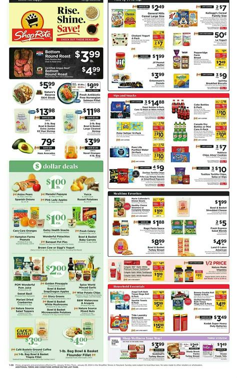 ShopRite Weekly Ad & Circular from January 19