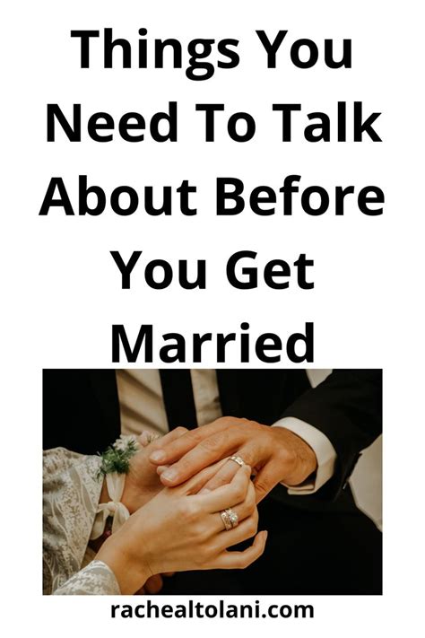 11 Important Things To Discuss Before Marriage Before Marriage