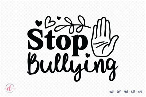 Stop Bullying SVG Anti Bullying SVG Graphic By CraftlabSVG Creative